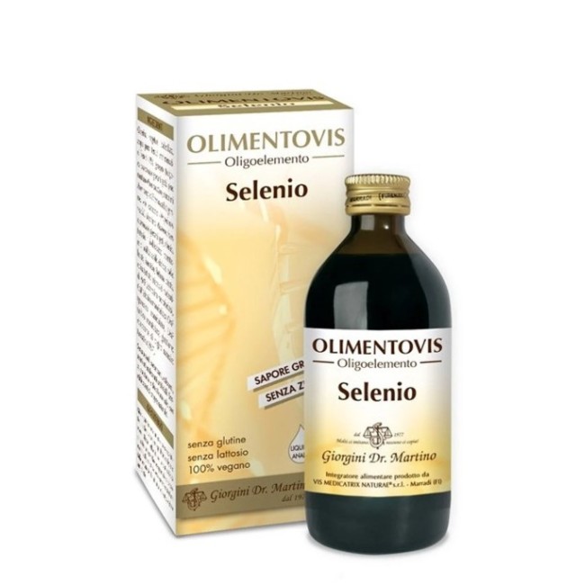 Dr Giorgini Selenio Olimentovis 200 ml integratore alimentare liquido al selenio per il benessere Dr Giorgini Selenio Olimentovis 200 ml integratore alimentare liquido al selenio per il benessere