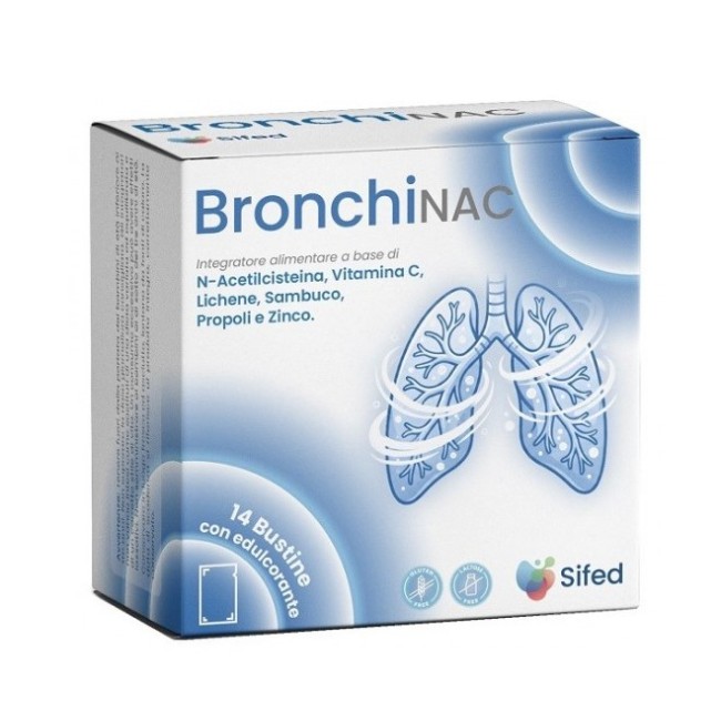 Bronchinac 14 bustine con edulcorante per il benessere delle vie respiratorie