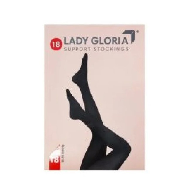 Leggings a compressione graduata Gloria Med Lady Fashion 18 mmHg nero taglia 5 - 1 paio Leggings a compressione graduata Gloria Med Lady Fashion 18 mmHg nero taglia 5 - 1 paio