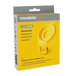 Medela Hands-free Membrane per Coppe Tiralatte - Confezione da 2 Pezzi di Ricambio