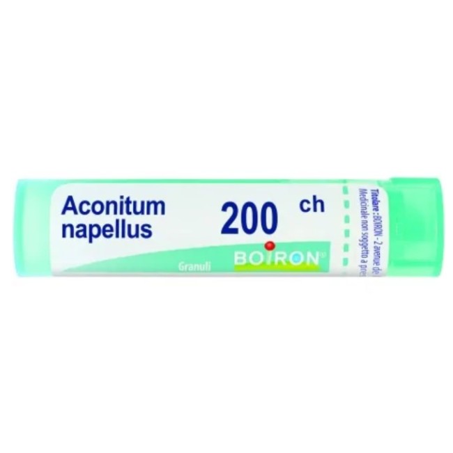 Boiron Aconitum Napellus 200CH granuli omeopatici tubo da 4g per trattamento stati acuti Boiron Aconitum Napellus 200CH granuli omeopatici tubo da 4g per trattamento stati acuti