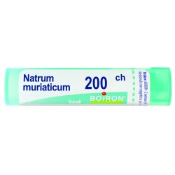 Boiron Natrum Muriaticum 200CH tubo granuli omeopatici 80 granuli per benessere naturale
