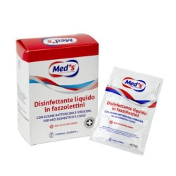Fazzolettini disinfettanti Farmac-zabban monouso igienizzanti confezione da 10 pezzi