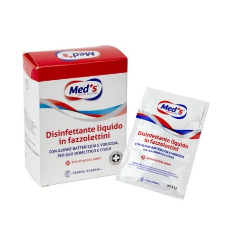 Fazzolettini disinfettanti Farmac-zabban monouso igienizzanti confezione da 10 pezzi