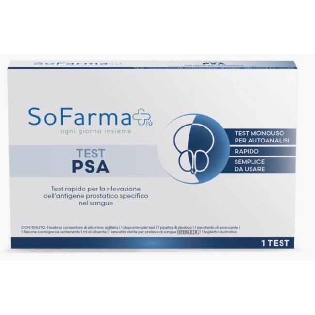Test PSA Sofarmapiu per autodiagnosi rapida e affidabile della prostata a casa Test PSA Sofarmapiu per autodiagnosi rapida e affidabile della prostata a casa