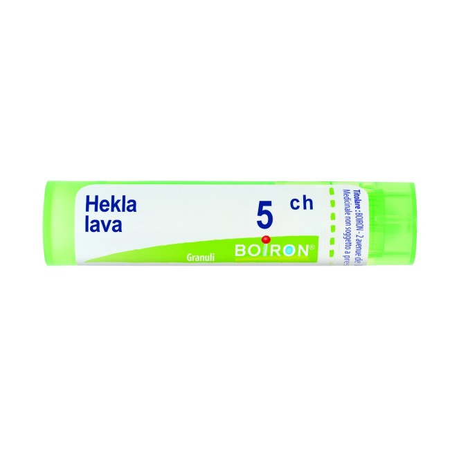 Boiron Hekla Lava 5 CH Granuli Omeopatici - Tubo da 4 grammi per disturbi osteoarticolari Boiron Hekla Lava 5 CH Granuli Omeopatici - Tubo da 4 grammi per disturbi osteoarticolari