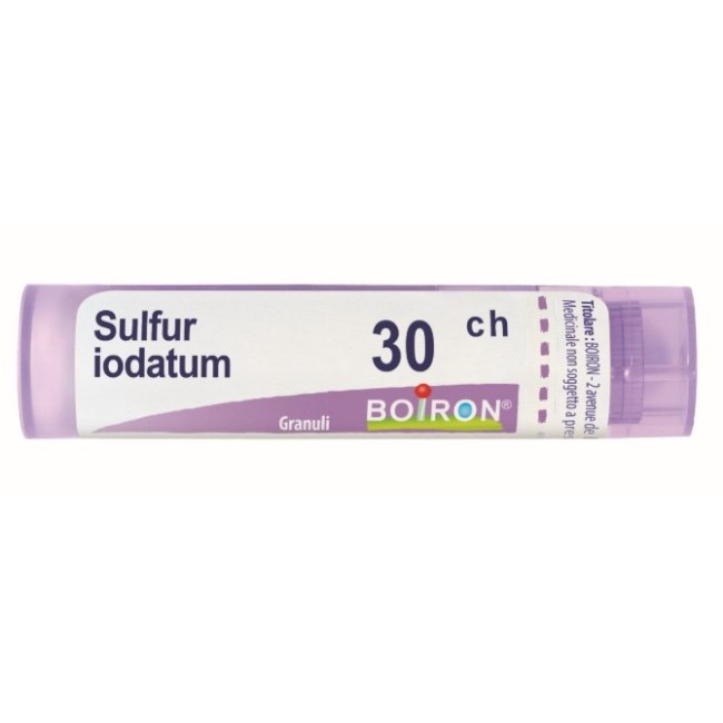 Boiron Sulfur Iodatum 30CH granuli omeopatici per il benessere naturale della tua salute