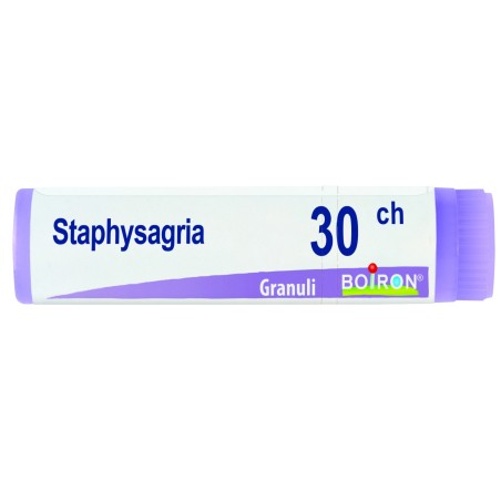 Boiron Staphysagria 30CH tubo granuli monodose 1g - medicinale omeopatico Boiron Staphysagria 30CH tubo granuli monodose 1g - medicinale omeopatico
