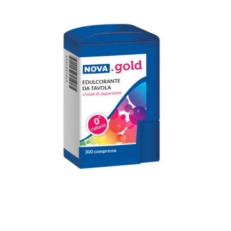 Nova Gold Edulcorante da Tavola - Dispenser 300 Compresse Senza Calorie