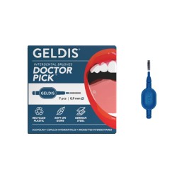 GELDIS Doctor Pick scovolini interdentali 0,9mm confezione da 7 pezzi per igiene orale
