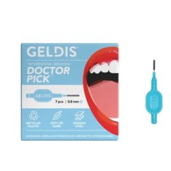 GELDIS Doctor Pick scovolini interdentali 0,8mm confezione da 7 pezzi per igiene orale