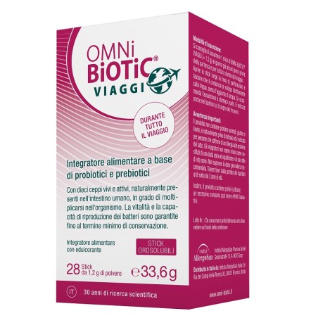 Omni Biotic Viaggi fermenti lattici in stick orosolubili per il benessere intestinale