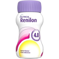 Renilon 4.0 Albicocca integratore ipercalorico proteico 4 bottiglie da 125ml Danone
