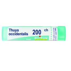 Boiron Thuya Occidentalis 200 CH Granuli - Medicinale Omeopatico Tubo Dose 4g