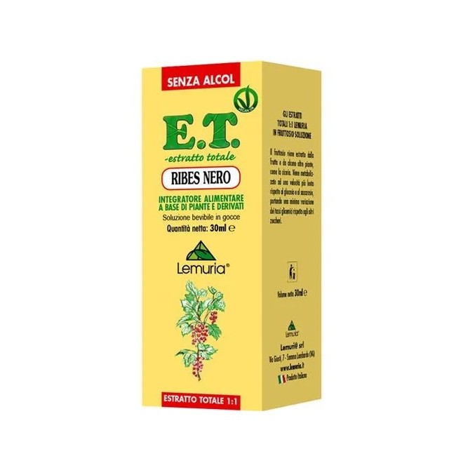 Lemuria Ribes Nero Estratto T 30 Ml per il benessere naturale del tuo organismo Lemuria Ribes Nero Estratto T 30 Ml per il benessere naturale del tuo organismo