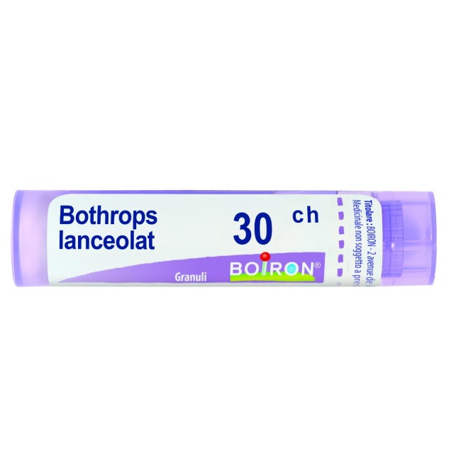 Boiron Bothrops Lanceolatus 30CH granuli omeopatici per il benessere naturale Boiron Bothrops Lanceolatus 30CH granuli omeopatici per il benessere naturale