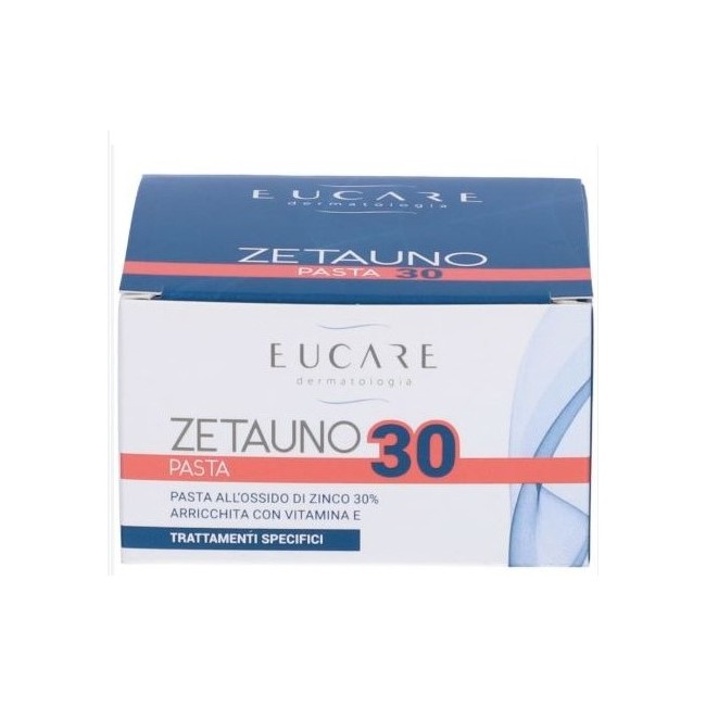 Eucare Zetauno 30 Pasta 100ml - Pasta protettiva per dermatite da pannolino con ossido di zinco Eucare Zetauno 30 Pasta 100ml - Pasta protettiva per dermatite da pannolino con ossido di zinco
