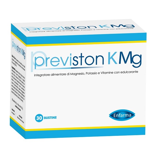 Enfarma Previston Kmg integratore potassio magnesio 30 bustine per il benessere muscolare