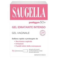 Saugella Poligyn 50+ Gel Idratante Intenso per il benessere intimo femminile in menopausa