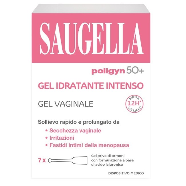 Saugella Poligyn 50+ Gel Idratante Intenso per il benessere intimo femminile in menopausa Saugella Poligyn 50+ Gel Idratante Intenso per il benessere intimo femminile in menopausa
