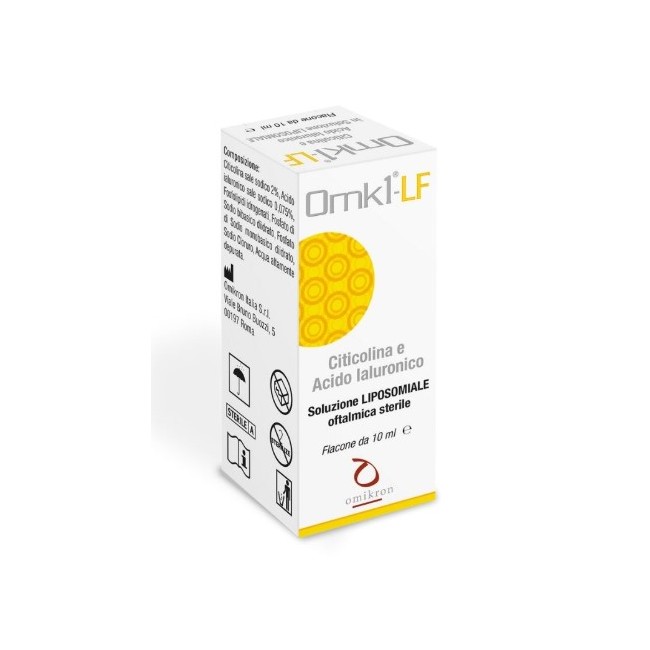 Omikron Italia OMK1 LF Soluzione Liposomiale Oftalmica Sterile 10 ml per occhi secchi e irritati