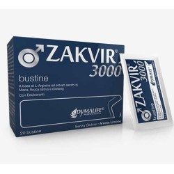 Zakvir 3000 Dymalife - Integratore Lattoferrina e Zinco 20 Bustine per Sistema Immunitario