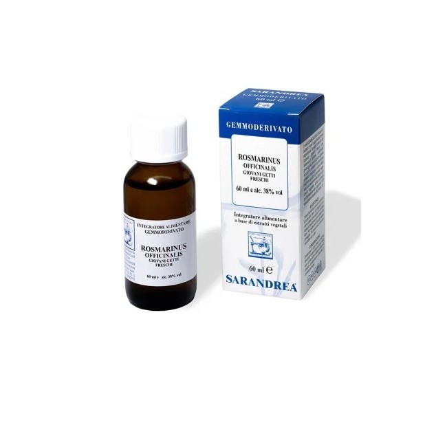 Sarandrea Marco Rosmarinus Officinalis Macerato Glicerico 60 ml per benessere epatico e digestivo Sarandrea Marco Rosmarinus Officinalis Macerato Glicerico 60 ml per benessere epatico e digestivo