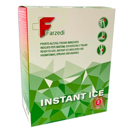 Ghiaccio Istantaneo Farzedi confezione da 2 pezzi per trattamento immediato di traumi e contusioni Ghiaccio Istantaneo Farzedi confezione da 2 pezzi per trattamento immediato di traumi e contusioni