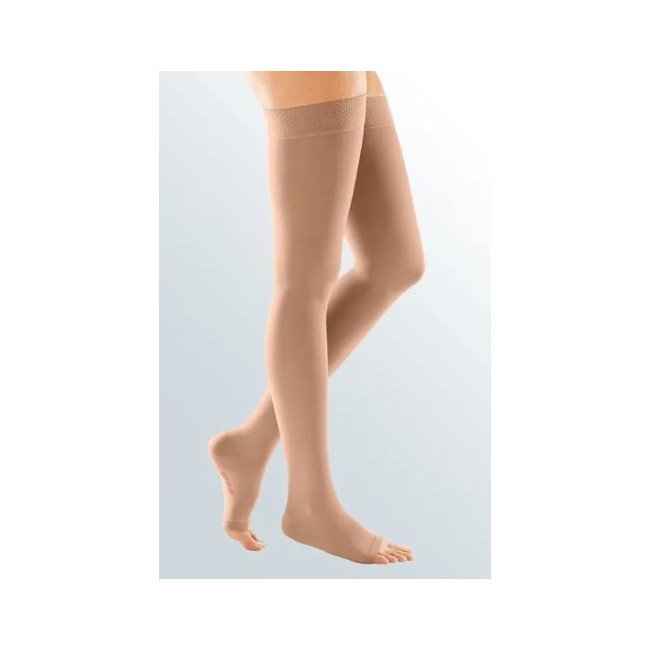 Collant a compressione graduata Medi 18 mmHg punta aperta colore sabbia taglia 5 Collant a compressione graduata Medi 18 mmHg punta aperta colore sabbia taglia 5
