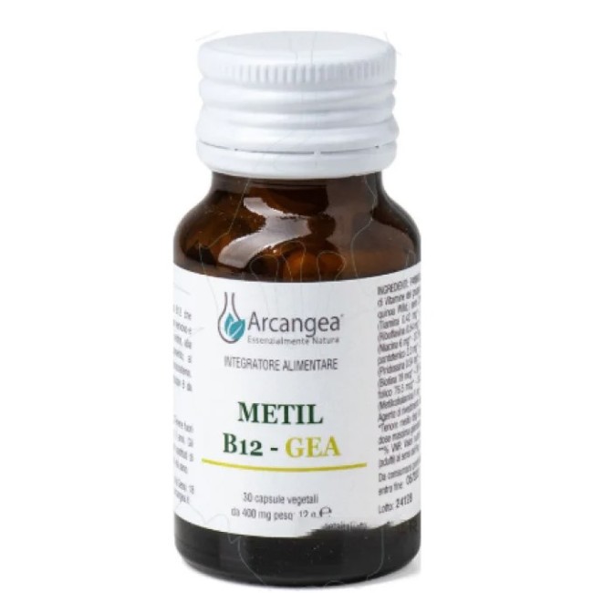Arcangea Metil B12 Gea - Integratore di Vitamina B12 in forma attiva - 30 compresse sublinguali Arcangea Metil B12 Gea - Integratore di Vitamina B12 in forma attiva - 30 compresse sublinguali