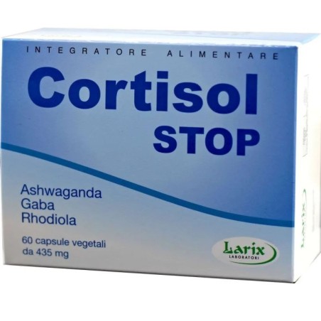 Larix Laboratori Cortisol Stop - Integratore alimentare 60 capsule per il controllo dello stress Larix Laboratori Cortisol Stop - Integratore alimentare 60 capsule per il controllo dello stress