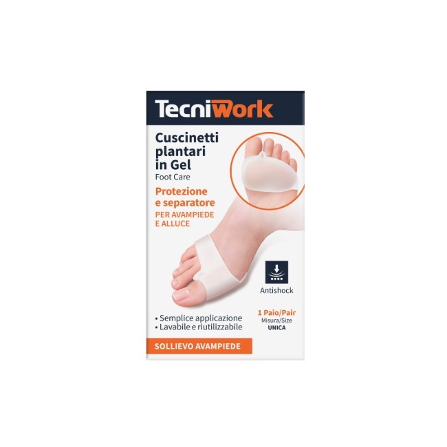 Protezione Avampiede e Alluce in Gel Tecniwork - Tutore protettivo per piedi