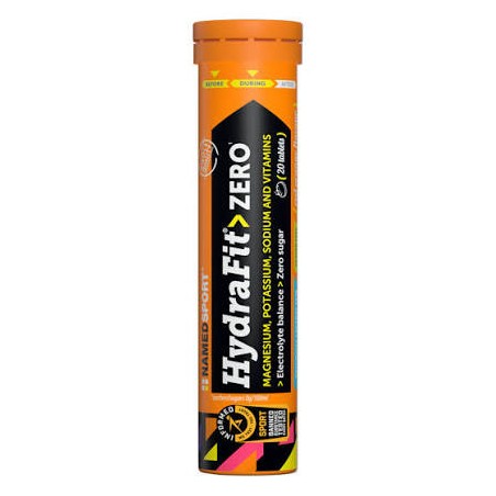 Named Hydrafit Zero Tabs integratore di sali minerali 20 compresse effervescenti senza zucchero Named Hydrafit Zero Tabs integratore di sali minerali 20 compresse effervescenti senza zucchero