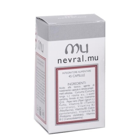 Nevral Mu 45 Capsule - Rimedio omeopatico per il benessere del sistema nervoso Nevral Mu 45 Capsule - Rimedio omeopatico per il benessere del sistema nervoso