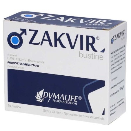 Dymalife Pharmaceutical Zakvir - Integratore alimentare in bustine per le difese immunitarie Dymalife Pharmaceutical Zakvir - Integratore alimentare in bustine per le difese immunitarie