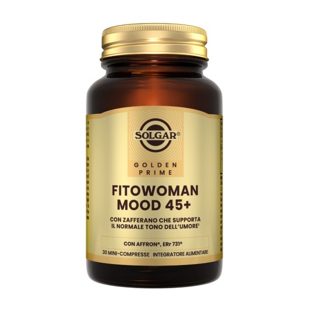 Solgar Fitowoman Mood 45+ integratore per benessere emotivo donna in menopausa 30 mini compresse Solgar Fitowoman Mood 45+ integratore per benessere emotivo donna in menopausa 30 mini compresse