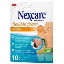 Cerotti 3M Nexcare Active 360&deg; assortiti - protezione flessibile e resistente all'acqua