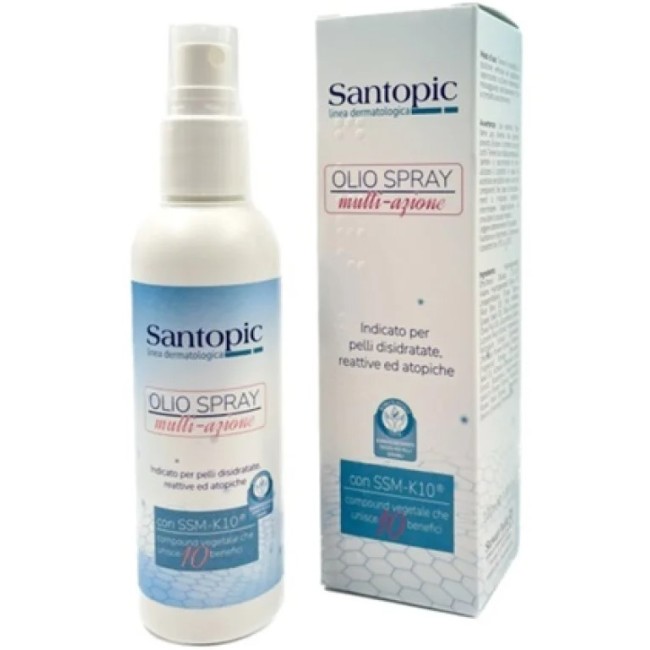 SANTOPIC Olio Spray 30ml per la cura e protezione della pelle sensibile SANTOPIC Olio Spray 30ml per la cura e protezione della pelle sensibile