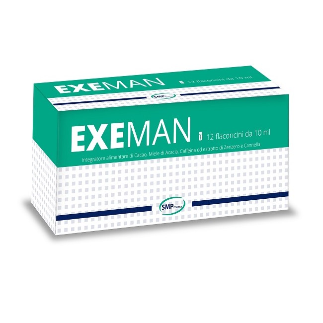 Exeman 12 flaconcini da 10 ml integratore energetico per il benessere quotidiano Exeman 12 flaconcini da 10 ml integratore energetico per il benessere quotidiano