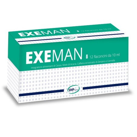 Exeman 12 flaconcini da 10 ml integratore energetico per il benessere quotidiano Exeman 12 flaconcini da 10 ml integratore energetico per il benessere quotidiano