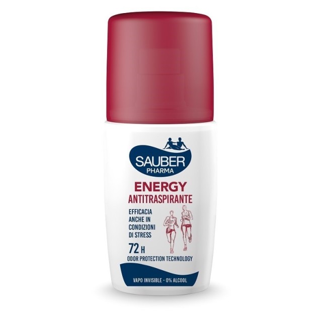 Sauber Deo 72h Energy Antitraspirante Vapo 90ml protezione duratura ed efficace Sauber Deo 72h Energy Antitraspirante Vapo 90ml protezione duratura ed efficace