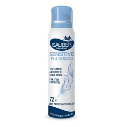 Deodorante spray Sauber Deo 72h protezione delicata per pelli sensibili 150ml