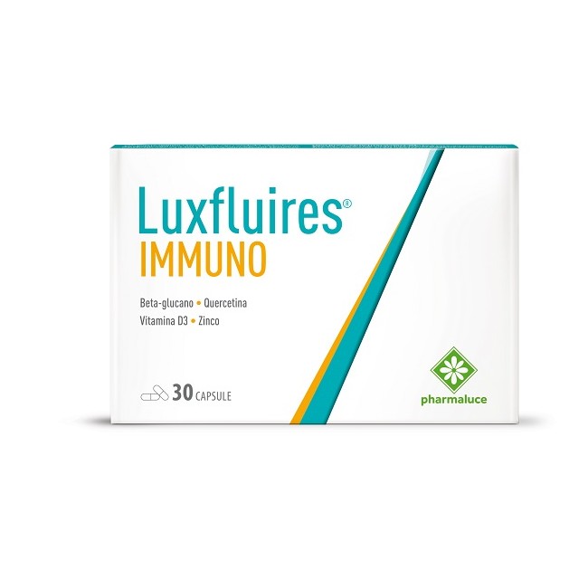 Pharmaluce Luxfluires Immuno 30 capsule per il supporto delle difese immunitarie naturali Pharmaluce Luxfluires Immuno 30 capsule per il supporto delle difese immunitarie naturali