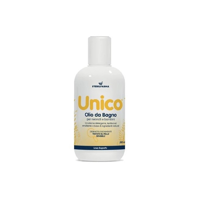 UNICO Olio Bagno 250ml per una pelle morbida e vellutata dopo il bagno
