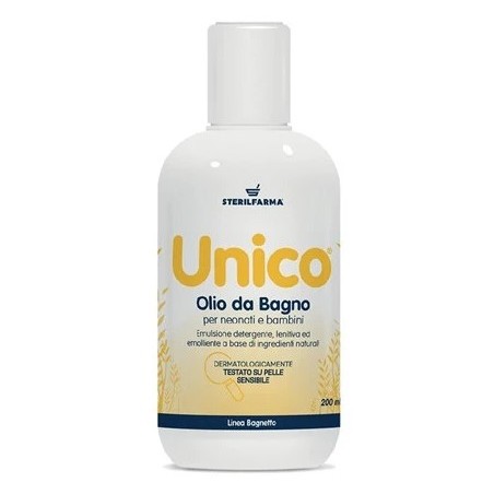 UNICO Olio Bagno 250ml per una pelle morbida e vellutata dopo il bagno