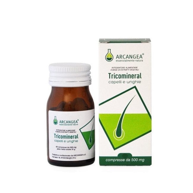 Arcangea Tricomineral 60 Compresse per il benessere di capelli unghie e pelle Arcangea Tricomineral 60 Compresse per il benessere di capelli unghie e pelle