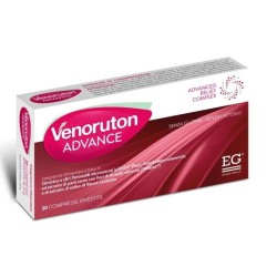 Venoruton Advance 30 compresse per il benessere delle gambe senza glutine e lattosio