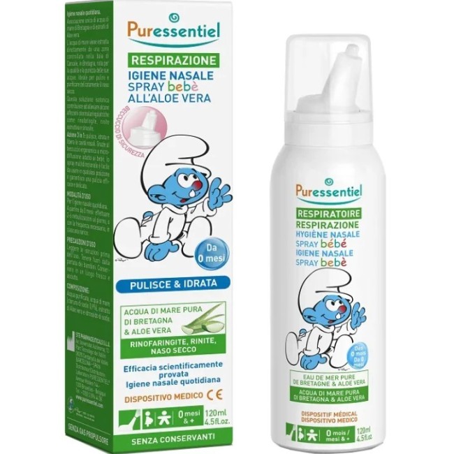 Alloga Italia Puressentiel Puffi Spray Nasale Bambino 120 Ml