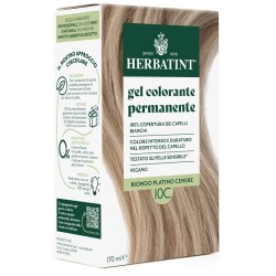 Herbatint 10C Biondo Platino Cenere - Colorazione permanente naturale per capelli 170ml