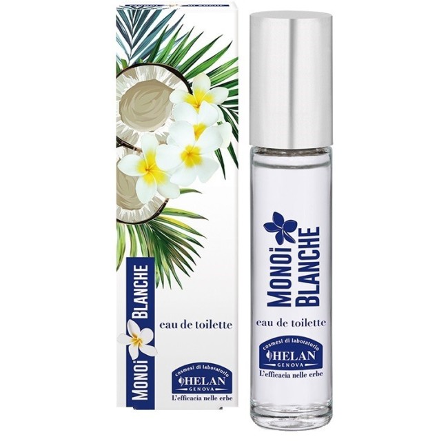Helan Monoi Blanche Eau De Toilette 10 ml fragranza esotica floreale da viaggio formato tascabile
